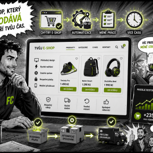 E-shop, který prodává a šetří čas